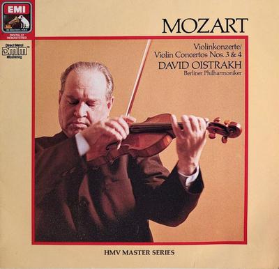 LP Record DAVID OISTRAKH BERLIN PHILHARMONIC  Mozart Violin Concertos Nos. 3  4 2902761 HIS MASTERS V 1985 Germany Classical Used