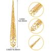 10 Pcs Indian Thai Dance Peacock Belly Dance False Nail Finger Jewelry Decoration Hollow Finger Cots False Nail Finger Nail Tip