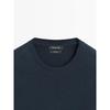Masimodutti Round Neck Cotton Knit Sweater