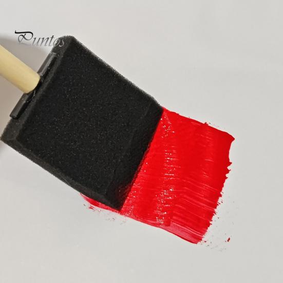 4 ks Pěnové štětce na malování Černá houbička na malování, moření, řemeslné umění, renovace, adsorpční houbička