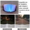 Helmet Visor for MT THUNDER 4 SV STINGER 2 Motorcycle helmet accessories Helmet replacement lenses Windproof and UV-proof