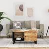  Coffee Table, 80x50x40 Cm, Mango and Wood-based Material