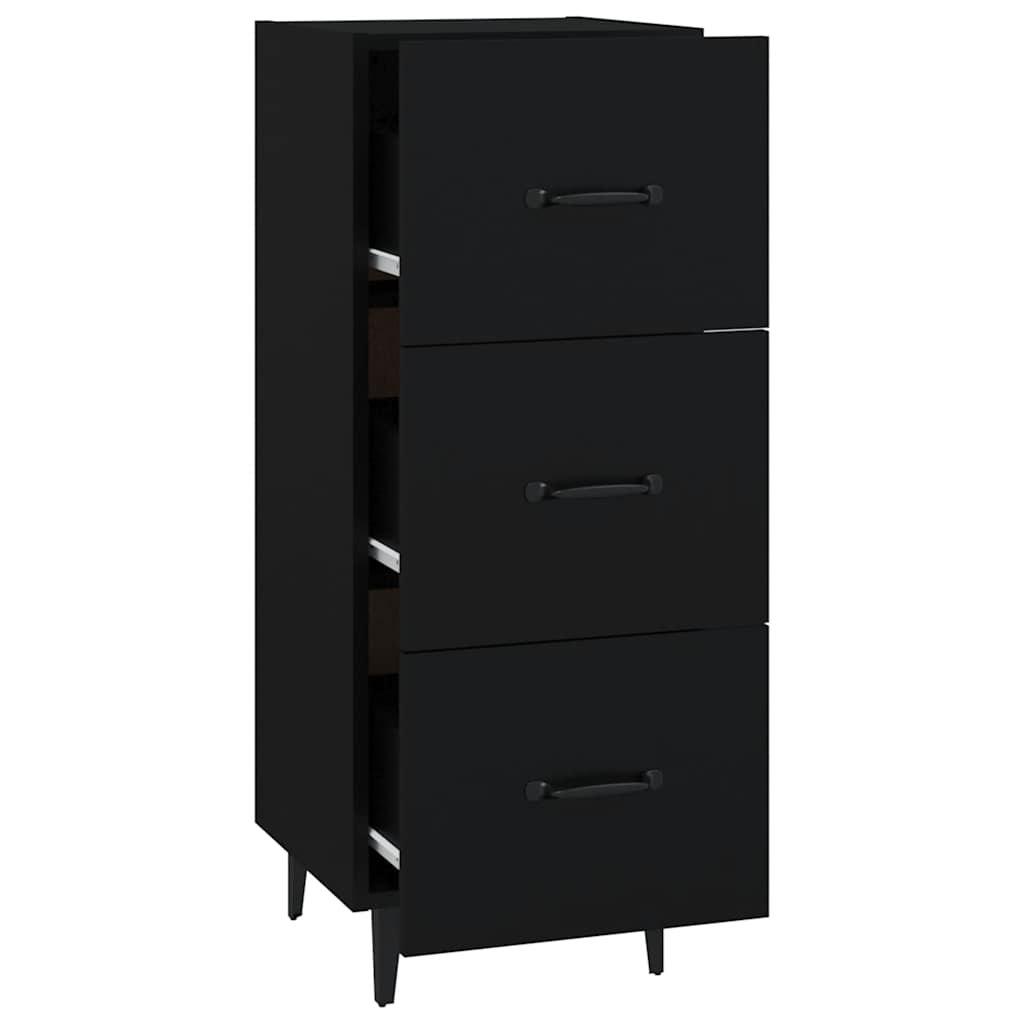Sideboard Black 34.5 x 34 x 90 cm Particleboard