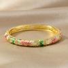 Double Bangle Chinese Cloisonne Bracelet Enamel Women's Hand Bracelet  Jewelry Gifts