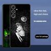 Hot Comics Oyasumi Punpun Phone Case For Samsung Galaxy S25 S24 S23 S22 S21 S20 Plus Ultra Note20 Soft Black