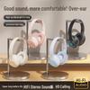 New 2025 Over-Ear Wireless Bluetooth Gaming Headset with Noise Cancelling, Card Slot, Luminous Design, and Extended Battery Life.