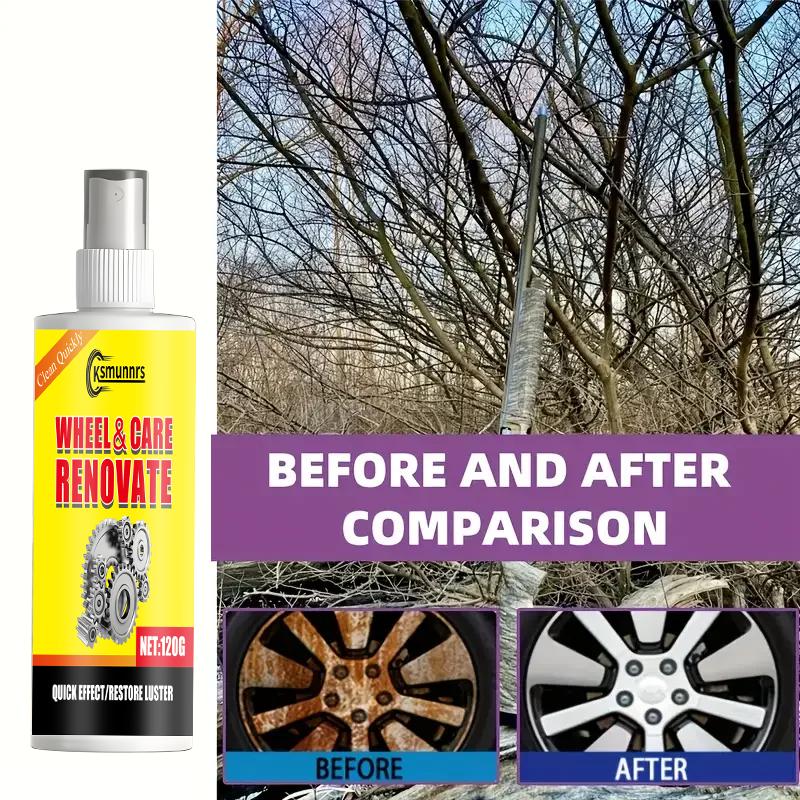 

NEW!! Multi-Functional Rust Remover, Deep Clean Rust Stains, Smooth Surface, Restore Luster, Suitable for Car Undercarriage 100ml