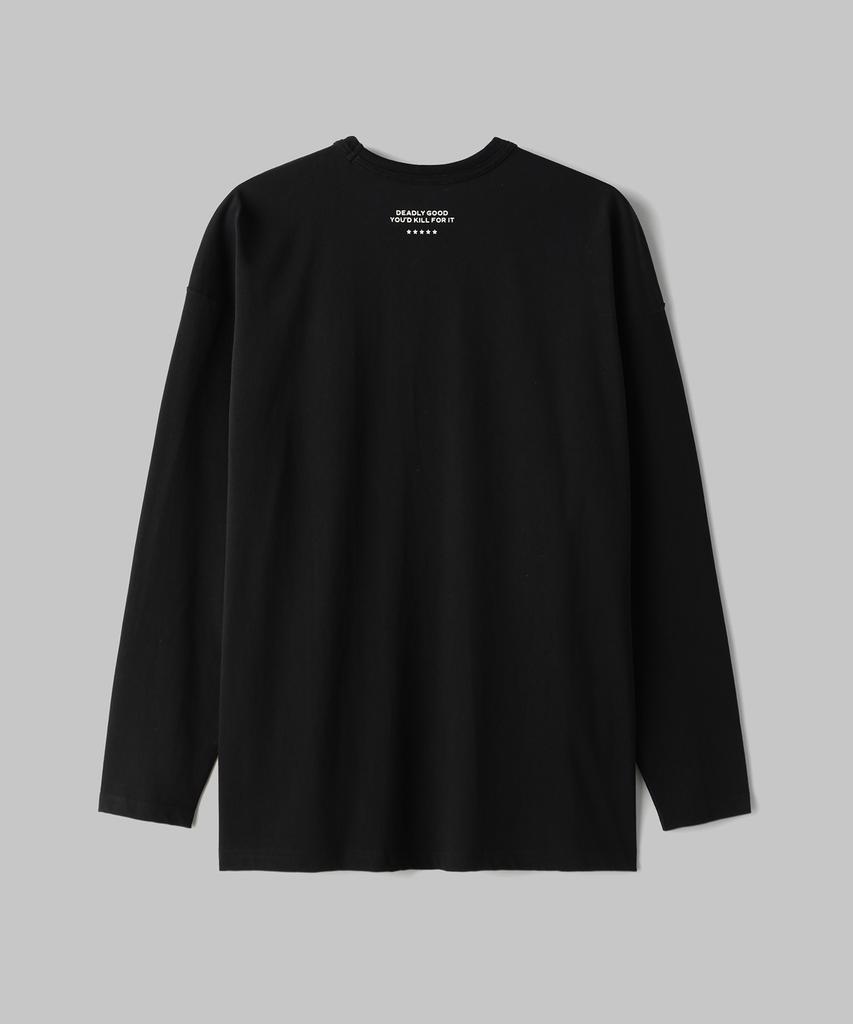 Dugiseuseopeullaikeompeoni Loose Long Sleeve Dd Head Chef Tee