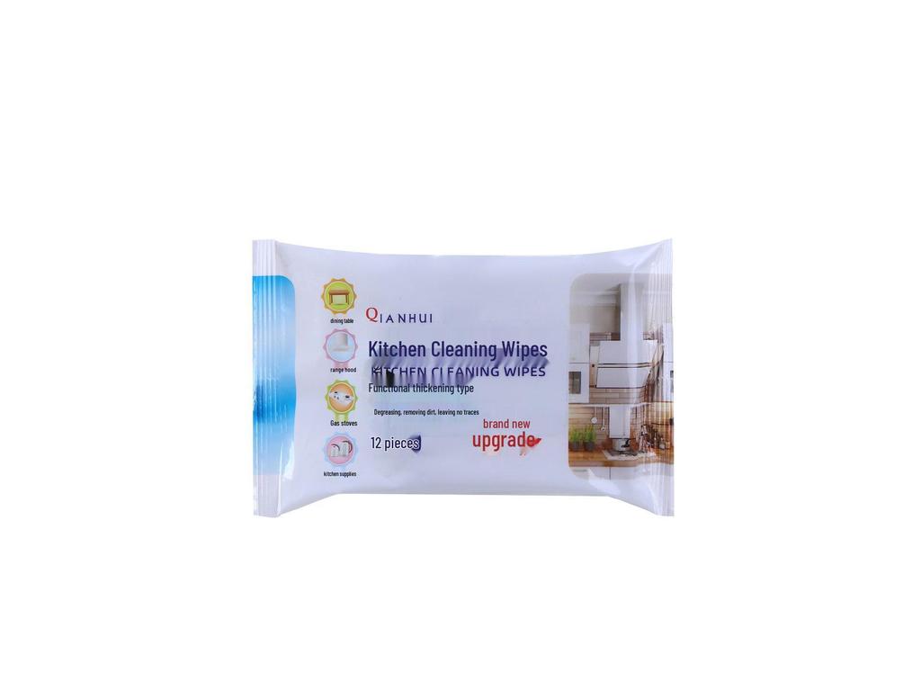 Kitchen Degreasing & Stain-Removing Wet Wipes - Powerful, One-Wipe Clean for Range Hoods & More
