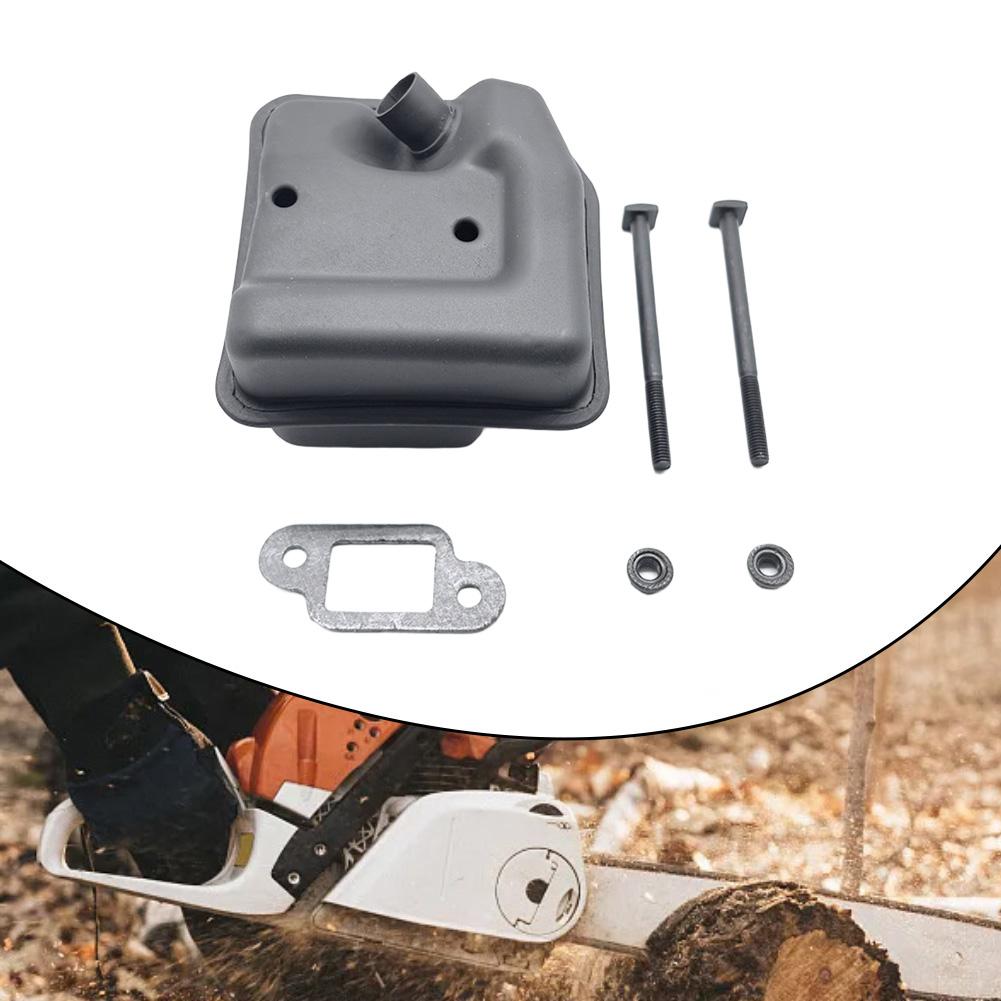 Chainsaw Exhaust Muffler Kit Compatible with MS210 MS230 MS250 021 023 025 Models OEM 11231400606 1123 148 1201
