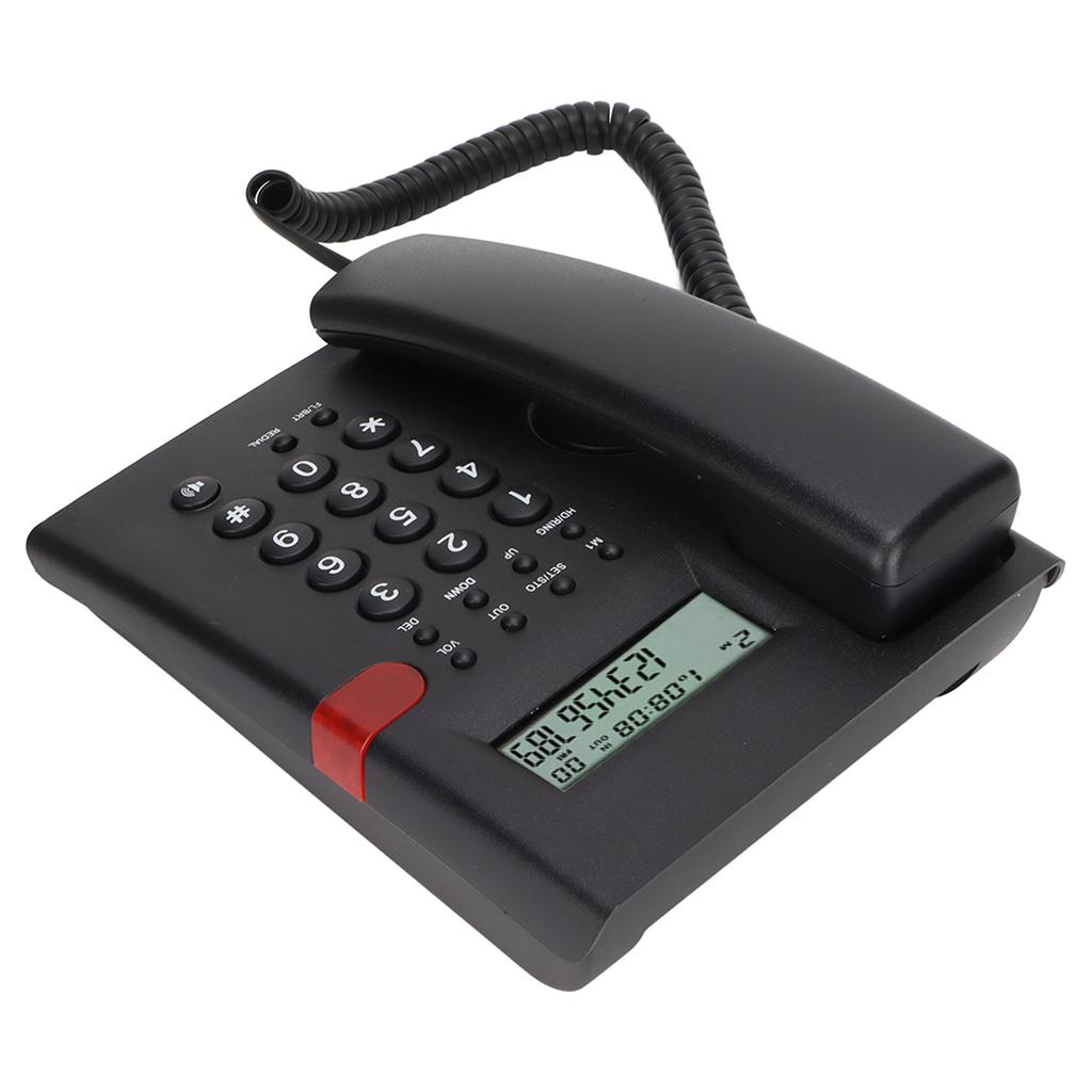 K010A-1 Corded Phone Caller ID Function Hands Calling Desktop Landline Phone for Hotel