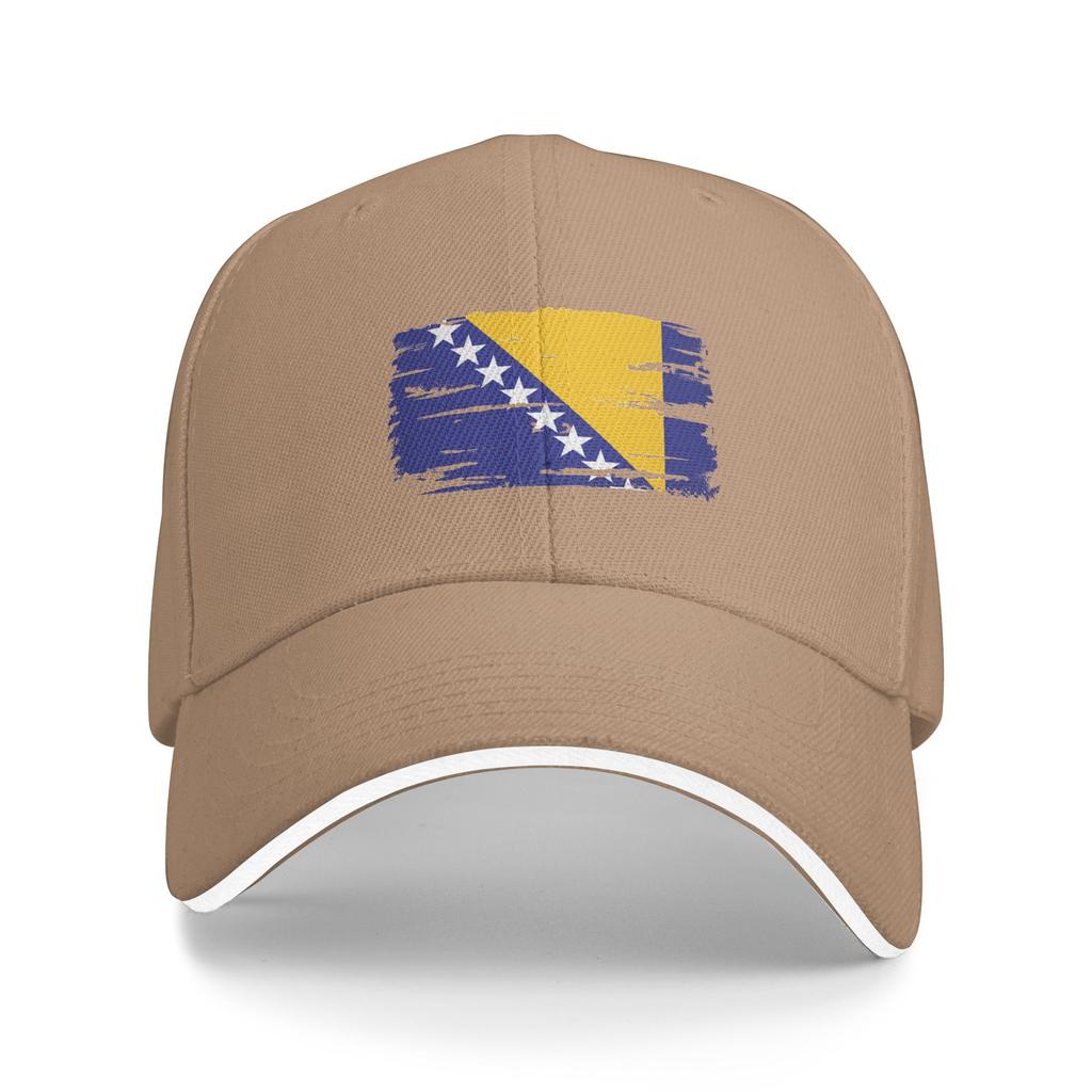 Bosnia Flag Symbol Casual Baseball Cap Outdoor Sport Hip Hop Hats Summer Hot Sale Unisex Unisex Vintage Baseball Caps