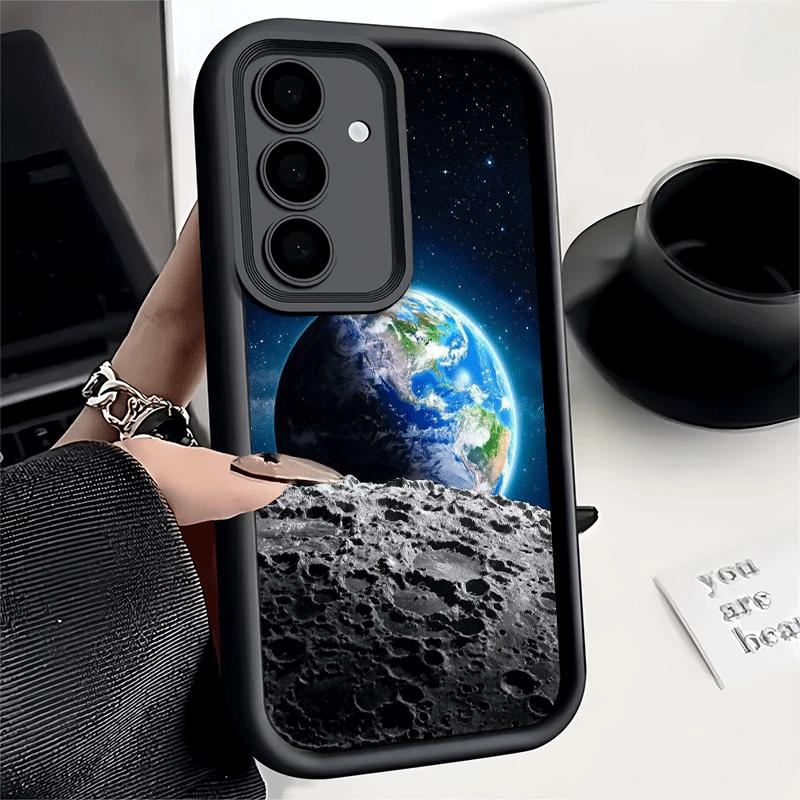 Phone Case for Samsung Galaxy S26 S25 Ultra S24 FE Earth Stars Space Universe Shell S23 Plus S22 + S21 S20 5G Soft Silicone Fund