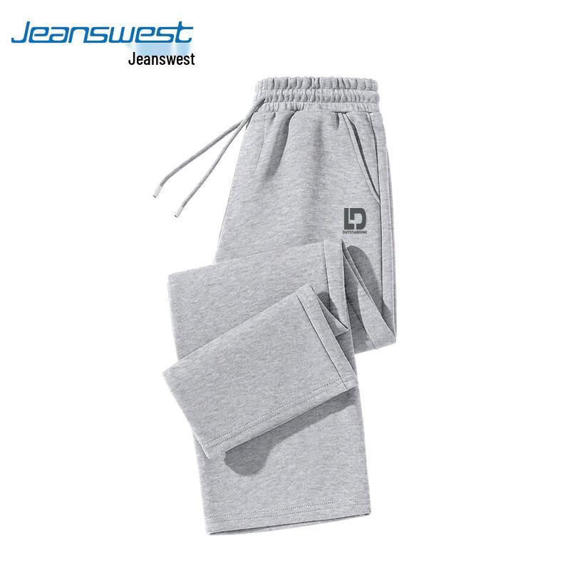 Jeanswest Men's 320G Heavy Cotton Straight-Leg Sweatpants