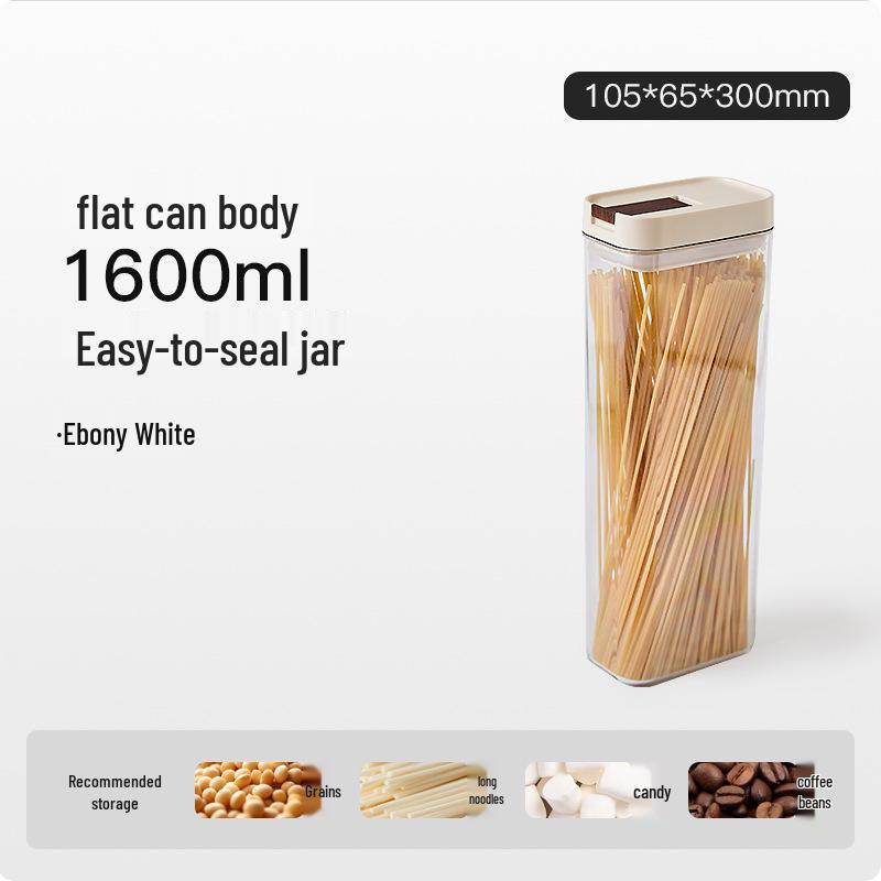 Lebensmittelechter Schnappverschluss-Behälter für Getreide und Trockenwaren - Wasserdichte und feuchtigkeitsdichte Küchenaufbewahrungsbox