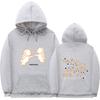 Außenhandel neue Mode Druck Doppel-Astronaut Kapuzenpullover Lockerer Pullover Freizeit Herren und Damen Freizeit Sportpullover