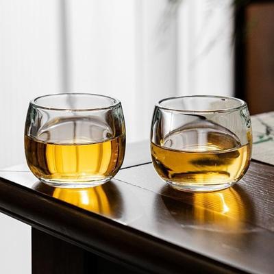 80ml Wine Glass Creative Cocktail Glass Coffee Mug Household Glass Cup Drinking Glasses Heat-resistant Tea Cup Kung Fu Tea Mug
