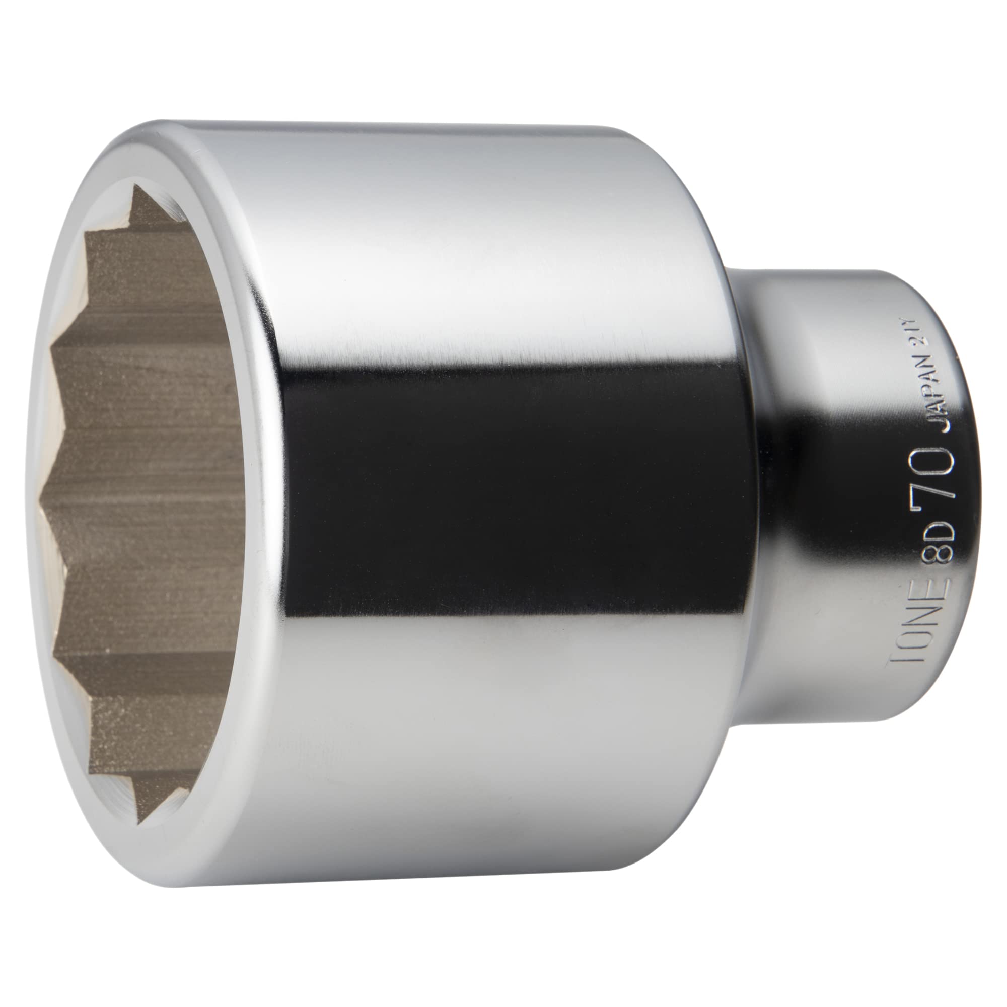 TONE 70mm Width 8D-70 12-Point Socket, 25.4mm (1 ) Drive,