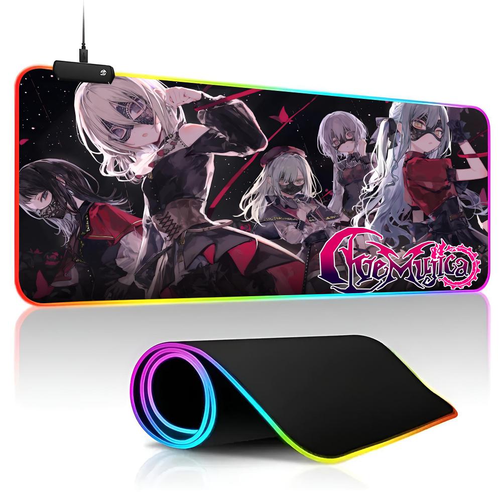 

mygo Oblivionis bang dream ave mujica Mouse Pad RPG 40x90cm Mouse Mat Gaming Mousepads LED Keyboard Mats Luminous Desk Pads M RGB600x300x3mm