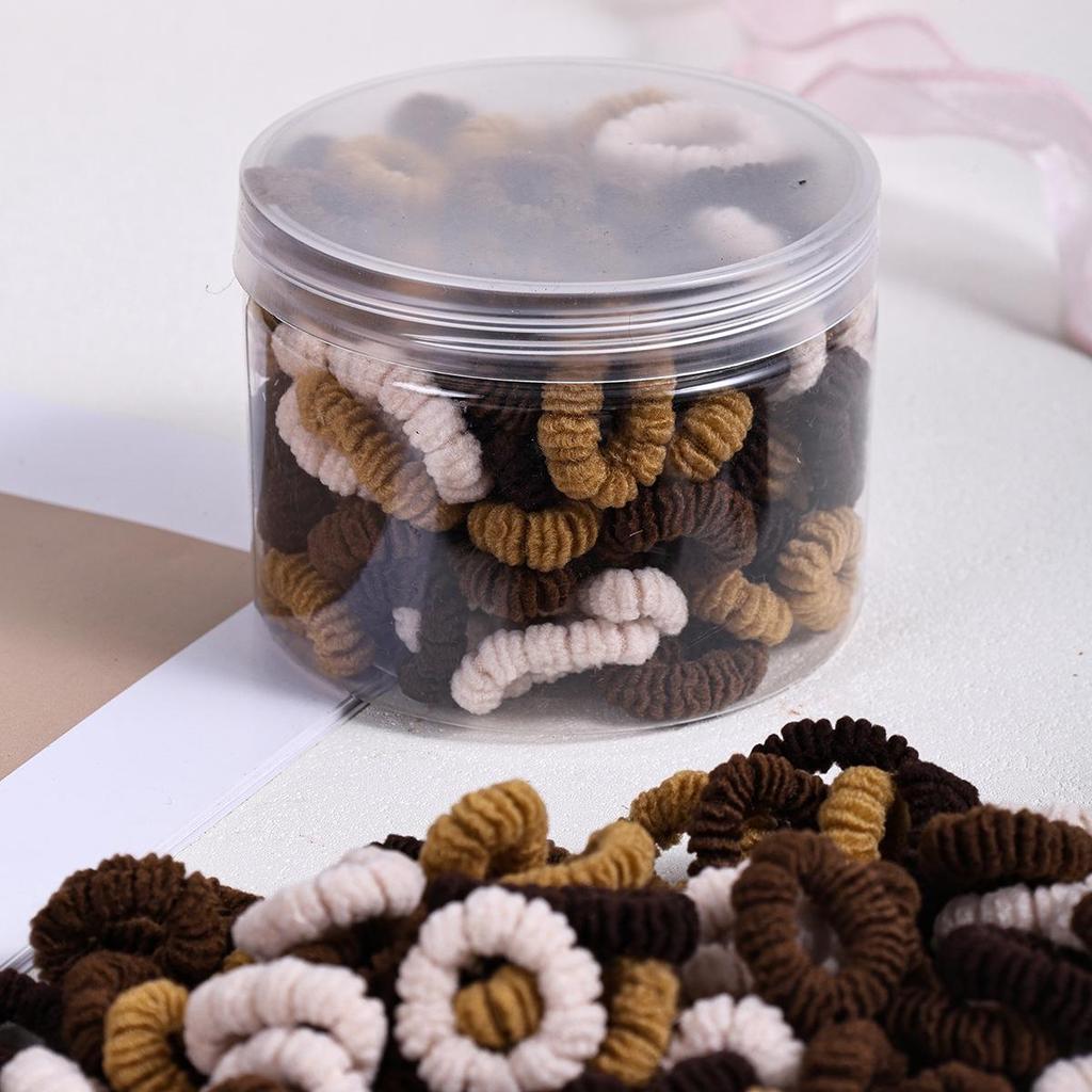 High-Elasticity Hair Ties for Girls - Gentle on Hair, Perfect for Children's Hairstyles