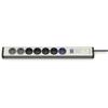 Professional Aluminum Power Strip Block 5 2 Outlets with Surge Protection