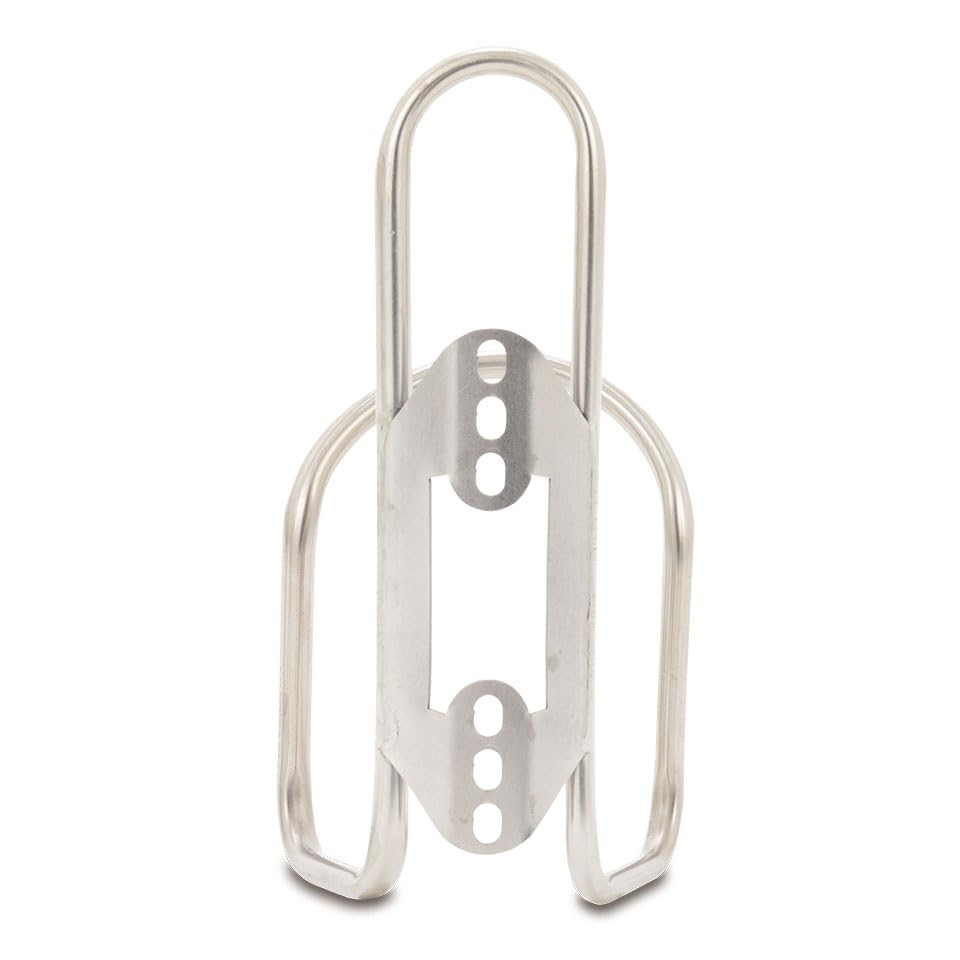 MINOURA Premium Stainless Steel Bottle Cage for with 6mm Diameter Stainless Steel Pipe and Slide SB100-6S Bicycles,