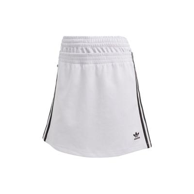 Home Of Classics Series Logo Print Patchwork Elastic Waist Casual Skirt Women Bottoms White IC3142