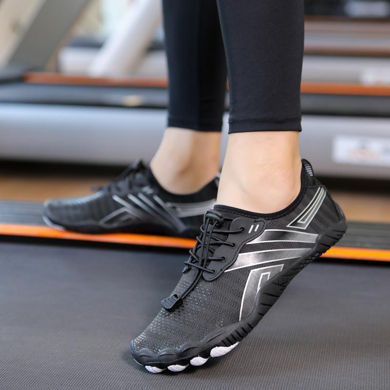 Fitnessschuhe für den Innenbereich Laufband Stoßdämpfung Yoga ******** Seilschuhe Fitnessstudio Training Weichsohlige Sneaker