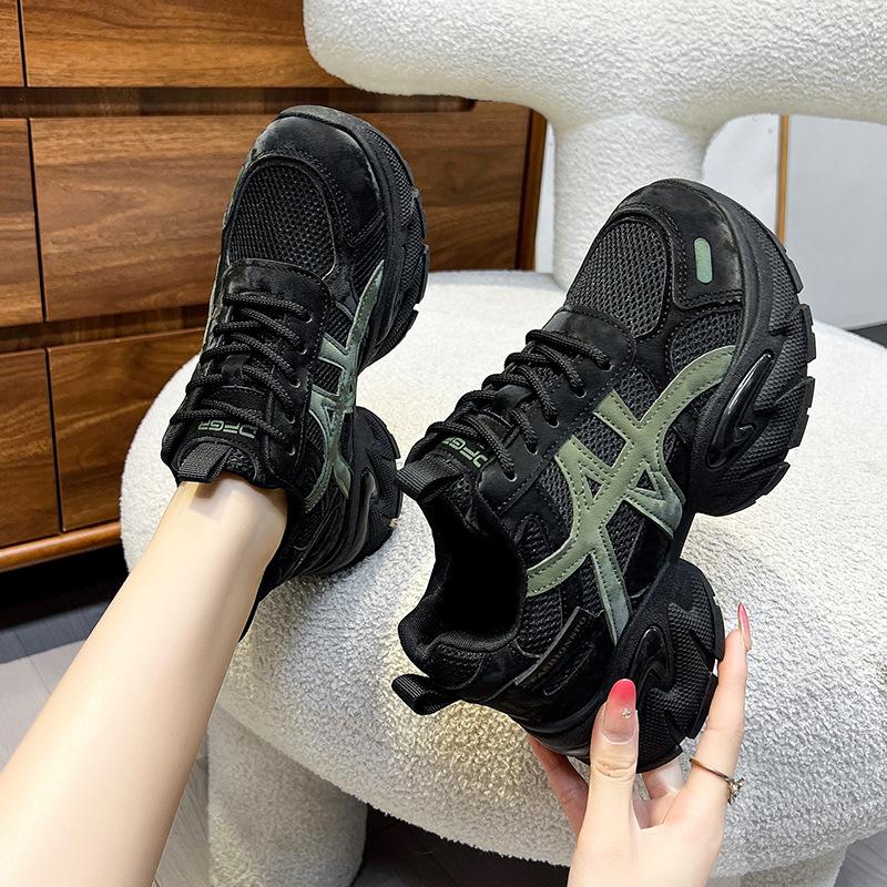 Daddy shoes women's light and small trend 2025 autumn new platform women's shoes heightened versatile casual sports shoes