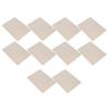 10Pcs Microblading Practice Skin One Sided Pattern 11 Pairs Inkless Silicone Eyebrows Practice Skin