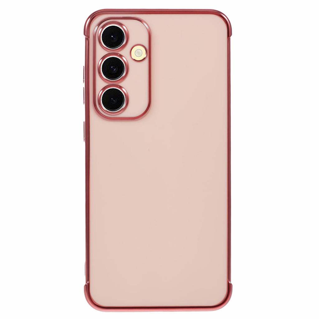 For Samsung Galaxy A34 5G Case Electroplated Frame TPU Soft Phone Cover