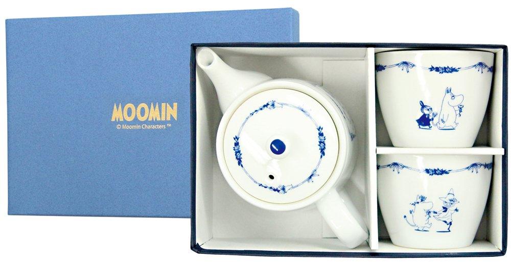 World Create Moomin Hasami Ware Moomin Little My Snufkin Set of 3 Blue Country Series 14733 Pot/Cup & &
