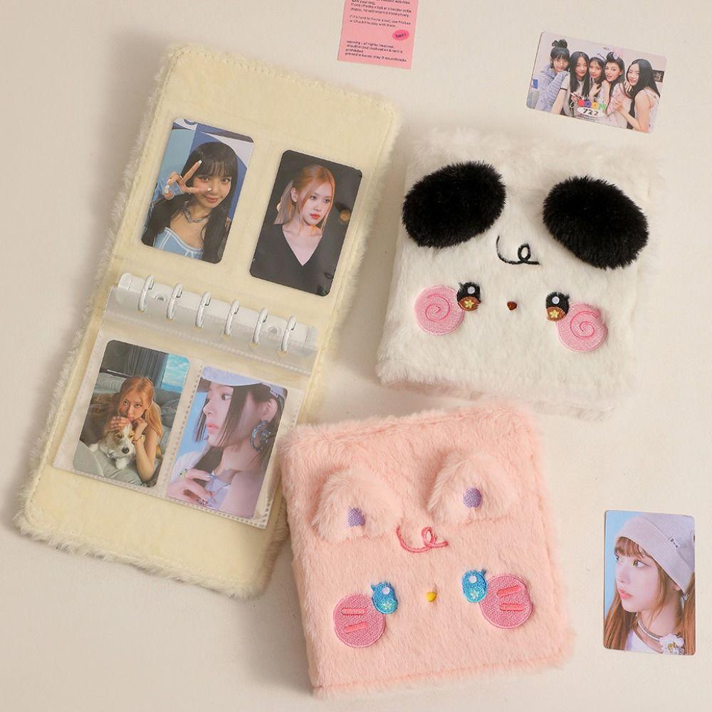 Inner Page Refill Collection Book Cover Photocard Holder Plush Binder Cover  Idol Photo Card