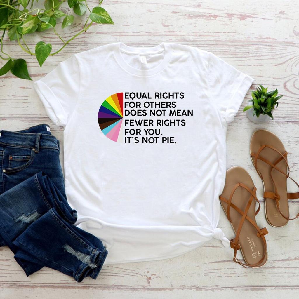 Equal Rights for Others Does Not Mean Fewer Rights for You Shirt It's Not Pie Shirt LGBT Rainbow T-shirt Gay Pride LGBTQ Tshirt