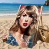 Taylor Music Beach Towel, Microfiber Beach Towel, Perfect For Pool, Beach, Travel, Home Decor Beach Party Fan Gifts