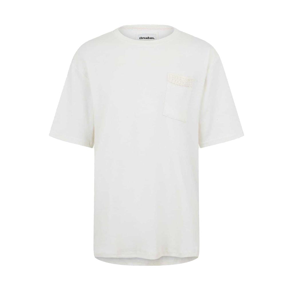 Threadbare Mens Dunedin Textured Knit Regular T-Shirt