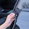 2pcs Car Door Sealing Strips Rubber Trim for B Pillar Gap Cover Universal Wind Noise Reducer