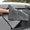 Premium Dual-Sided Microfiber Car Wash & Suede Coral Fleece Absorbent Towel