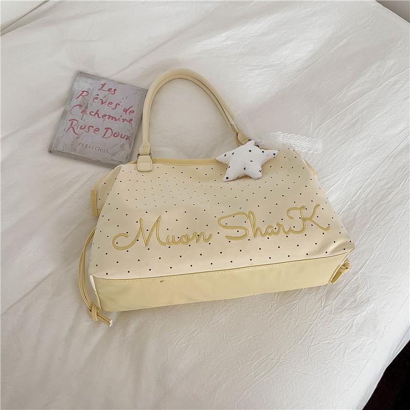 Summer Exquisite Trendy Single-shoulder Bag, Large Capacity Tote Bag, School and Commuting Bag