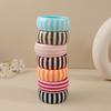Two-tone Striped Wide Bracelet, Dopamine Color-blocking Line Bracelet, Unique and Simple Jewelry