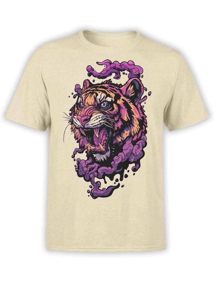 Tiger Tshirt Collection Vaporwave Tiger Tshirt Unisex S