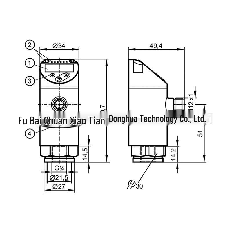 PN7160 PN2093 PN3092 ifm Pressure Sensor with Display - Brand New Original Inquiry PN7160