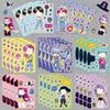 Witch Hunter Face Swap Puzzle Stickers: 8 Sheets of Interactive Cartoon Stickers for Parent-Child Fun