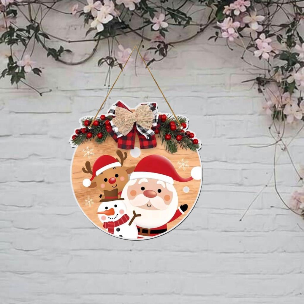 Premium Merry Christmas Printed Wall Hanging/Door Hanging For Home And Christmas Decorations Items- Christmas Gift Items