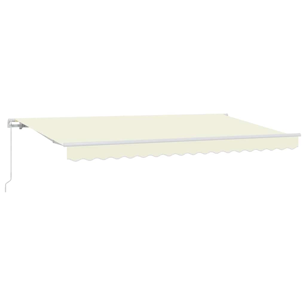 Retractable Awning Cream 400 x 200 cm Fabric
