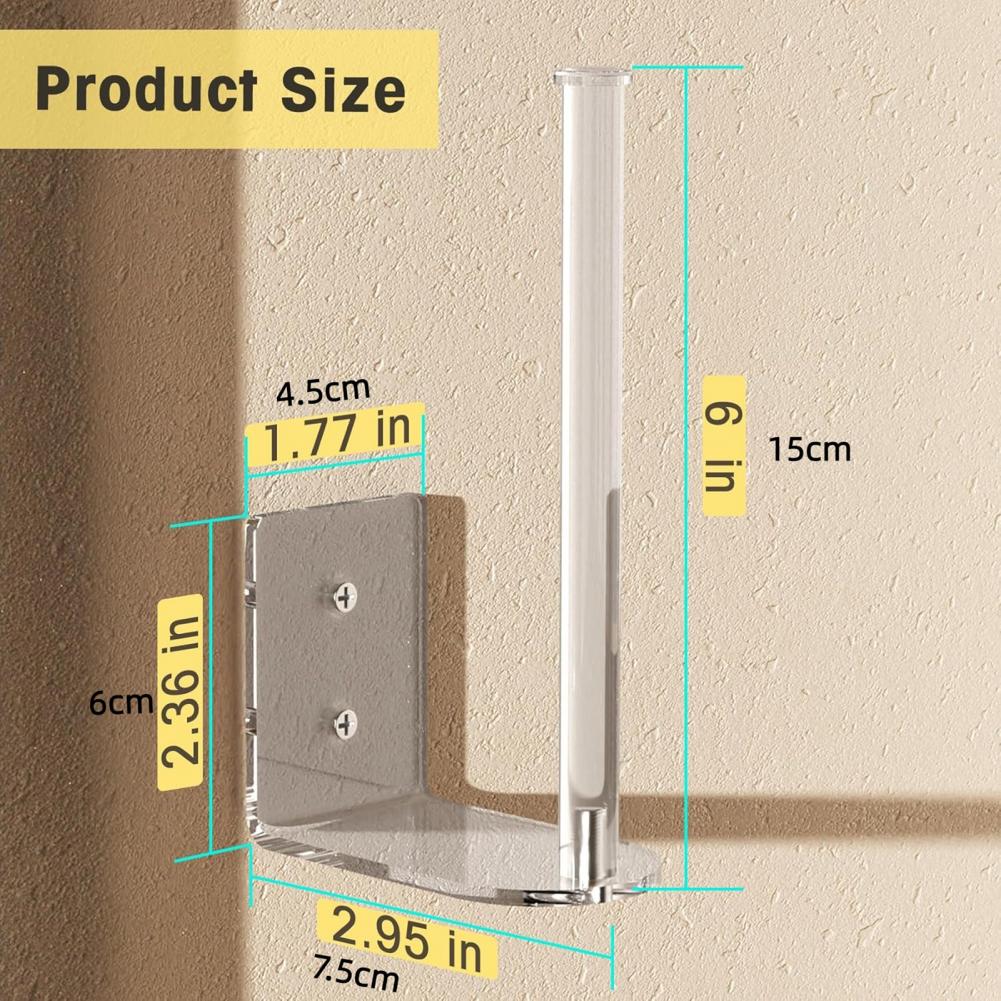 Wall Mounted Hat Hook Acrylic Hat Organizer Baseball Cap Holder with Adhesive/Drilling Installation Kit for Door Closet Bedroom