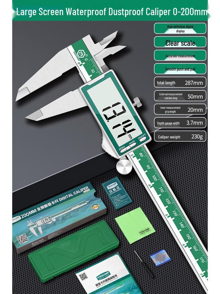 Mitutoyo German Stainless Steel High Precision Digital Vernier Caliper for Industrial and Household Use