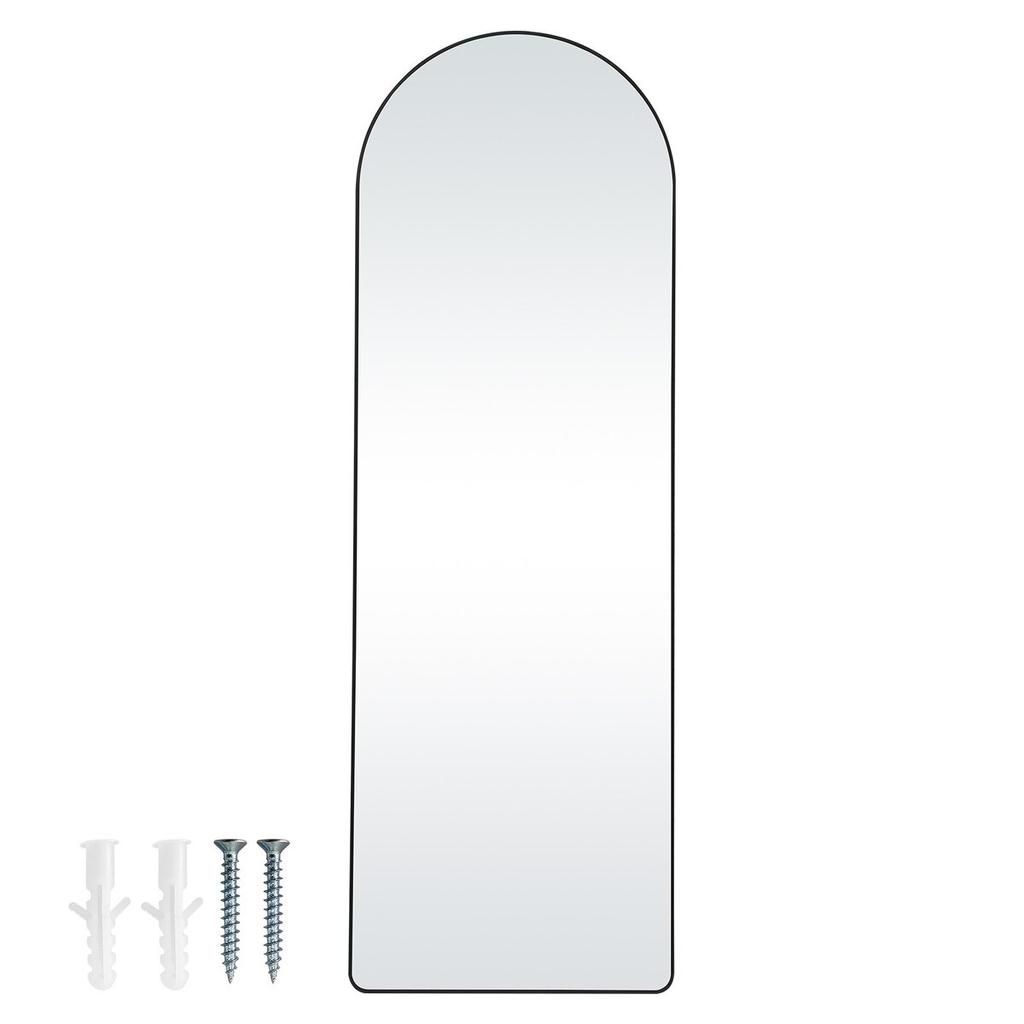 Arched Full Length Mirror 65'' X 22'' Full Body Mirror Standing Hanging