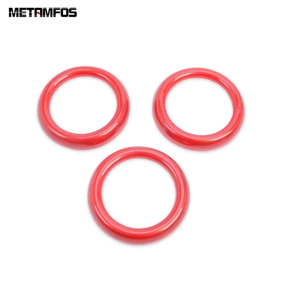 For Mazda CX-3 CX3 2014-   2024 Carbon Fiber Front Air Condition Vent Outlet Cover Molding Trim Interior Accessories