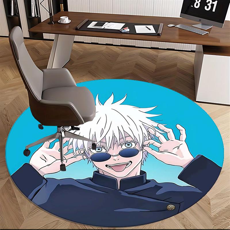 Hunter x Hunter,Gon Freecss Chair mat Round Rug Office carpet, Non slip, Suitable for Living Rooms, Bedrooms Decor 1205653a